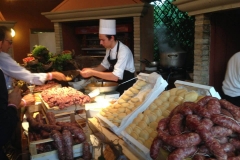 salamelle della Macelleria Magri all'evento Street food rist Da Vittorio